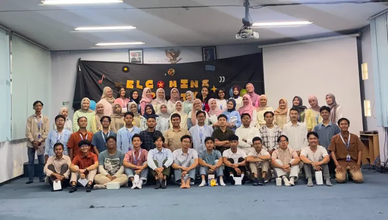 Anak-anak antusias mengikuti program Polinema Mengajar